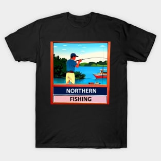 Vintage Fishing Poster T-Shirt